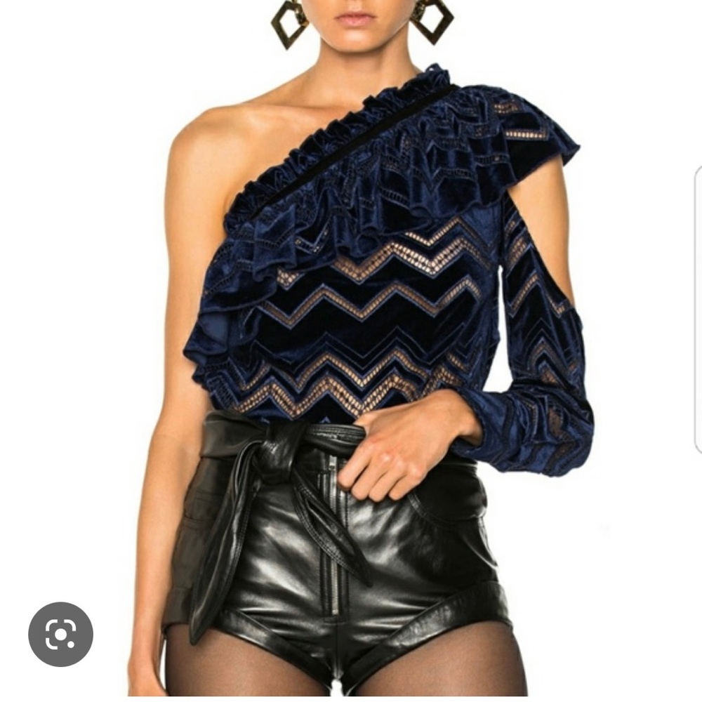 Self Portrait One shoulder top